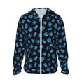thumbnail image 1 of Fotbe Blue Octopus Chaqueta con Protección Solar UPF 50+ para Hombre y Mujer, Camisa con Capucha y Bolsillos-XX-Large, 1 of 7