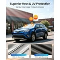 thumbnail image 5 of 2025 Upgraded for Toyota RAV4 2025 2024 2023-2019 Windshield Sun Shade [Tailored Fit, 99% Sun Protection] Protect Interior & Keep Cool, Foldable Sunshade Car Accessories with Storage Bag, 5 of 10