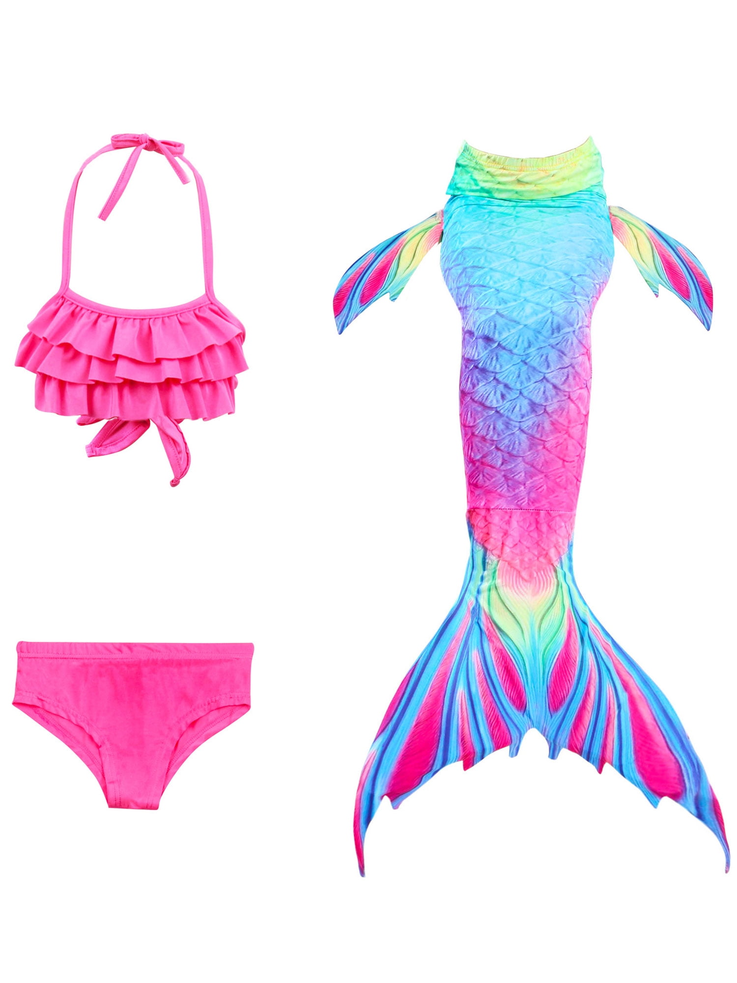 walmart girls mermaid bathing suit