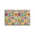 thumbnail image 1 of Oil Painting Flower Bath Mat Absorbent Floor Mat Non-Slip Bathroom Rug Waterproof Door Mat for Entryway Bathroom Decor Vintage Floral Design Easy Clean Polyester, 1 of 6