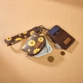 thumbnail image 5 of Wrangler KeyChain Wristlet Wallets for Women Sunflower Floral Dual Pouch Wristlet Western Credit Card Holder Wallet with Zipper Pocket, Coffee, 5 of 7