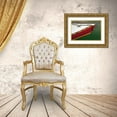 thumbnail image 3 of Mahan, Kathy 32x23 Gold Ornate Wood Framed with Double Matting Museum Art Print Titled - Deer Harbor Boat I, 3 of 4
