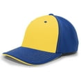 thumbnail image 2 of Pacific Headwear M2 Performance Contrast Flexfit Cap 398F Gold/Royal/Royal Xs, 2 of 2