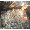 thumbnail image 3 of COSIEST Fire Glass 10-Pound for Fireplace Fire Pit, Temperature Rating Glass (Transparent Gray), 3 of 4