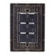 thumbnail image 3 of Placa Armada Inox 3 Apagadores Sencillos 1 Modulo Oxford 5Pz plateado 12cm, 3 of 3