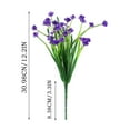 thumbnail image 3 of 6pcs Artificial Silk Flowers 13.5in For Home Kitchen Wedding Table Decoration, 3 of 7