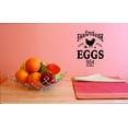 thumbnail image 1 of Custom Decals Organic Farm Fresh Eggs 95 Cents Dozen Wall Art Size: 14 Inches x 28 Inches, 1 of 1