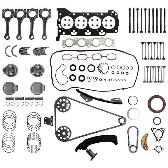 2ZRFE 1.8L Engine Head Gasket Set Timing Chain Kit Piston Con Rods Fit for Toyota Prius Lexus 2008-2016