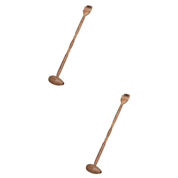 Set of 2 Back Therapeutic Scratcher Trigger Point Massager Walker Hammer Man Elderly