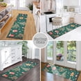 thumbnail image 6 of Yayeee Runner Rug for Bedroom 2'x6' Machine Washable Hallway Non Slip Mat, Green Christmas Gingerbread, 6 of 8