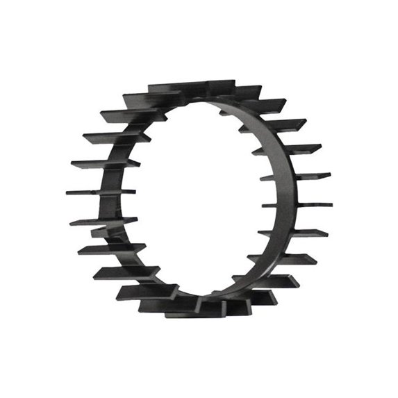 SolidDrive SD1-HS-BL Glass Surface Mount Actuator, Anodized Black Glass