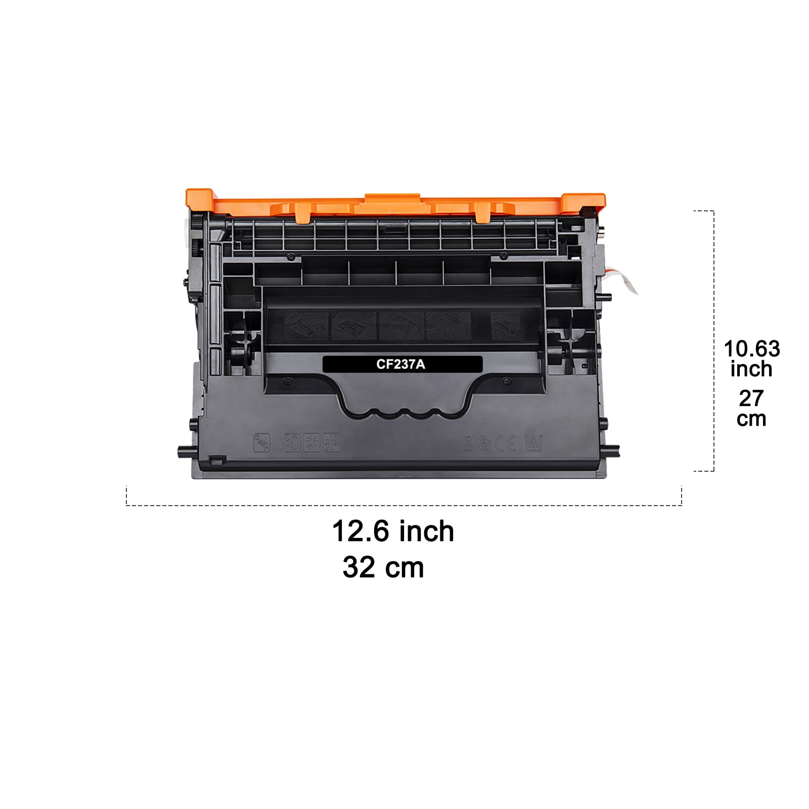 37A CF237A Black Toner Cartridge 2-Pack Compatible For HP 37A Black Toner Cartridge CF237A 37X 8 thumbnail image