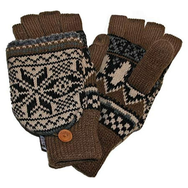 Muk Luks Men's Traditional Nordic Flip Glove