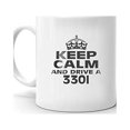 thumbnail image 2 of 330I Keep Calm and Drive Coffee Tea Ceramic Mug Cup Gift, 2 of 3