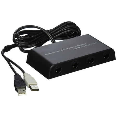 Mayflash GameCube Controller Adapter for Wii U and PC USB (4 (Best Controller To Use For Pc)