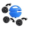 thumbnail image 4 of Entrenador de Pickleball y pelota de Pickleball con cordón portátil con mango Pickleball con 3 bolas negras, 4 of 8