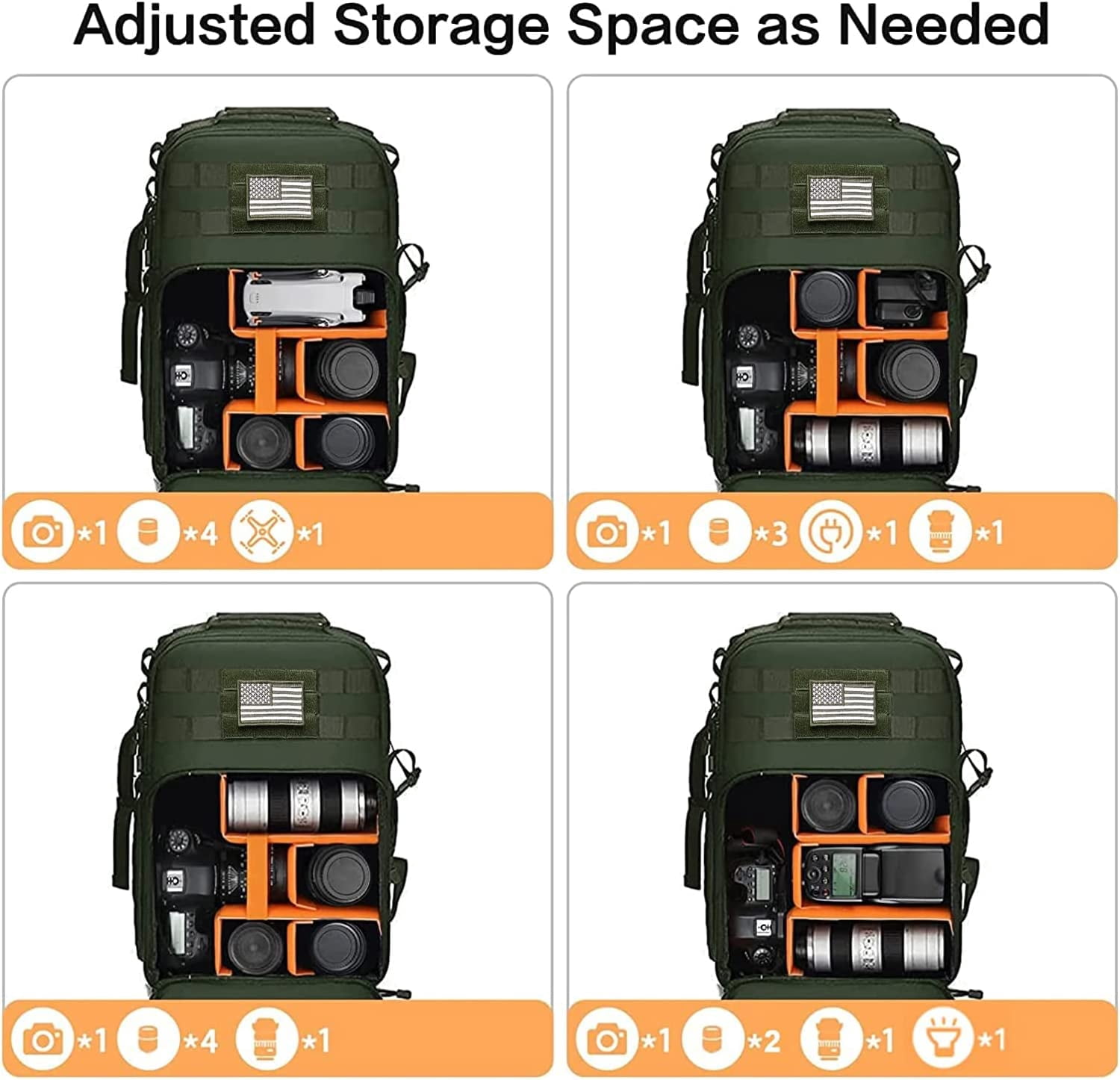 Mosiso Camera Backpack Professional DSLR/SLR/Mirrorless Camera Bag with Laptop Compartment for Canon/Nikon/Sony