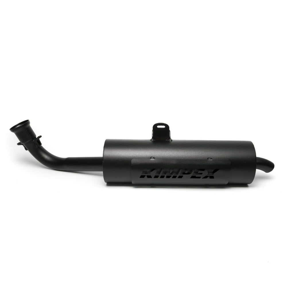 Kimpex Exhaust Slip On Steel Black BoltOn Muffler ATV Yamaha Grizzly