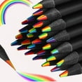 thumbnail image 4 of Necvior 12Pcs Rainbow Color Pencils, 7 Color in 1 Coloring Pencils Multicolored Pencils for Kids Adults Card Making, Drawing, 4 of 11