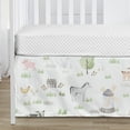 thumbnail image 6 of Sweet Jojo Designs Farm Animals Grey Blue Red Green 5 Piece Crib Bedding Set, 6 of 7