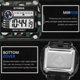 thumbnail image 2 of Soidarity Reloj deportivo digital para hombre Reloj de electrónico multifunción resistente al agua con alarma de Cronómetro Ropa Deportiva, Zapatos negro Soidarity OD015068-02, 2 of 6