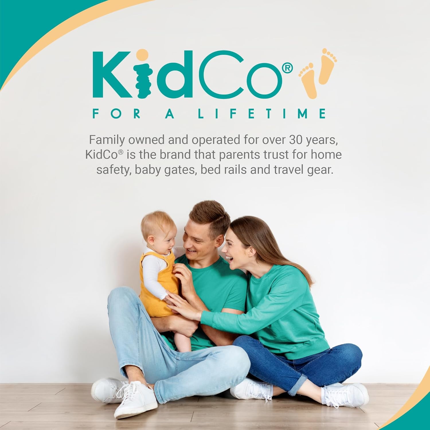 KidCo Gateway Pressure Plus for Child Safety, White