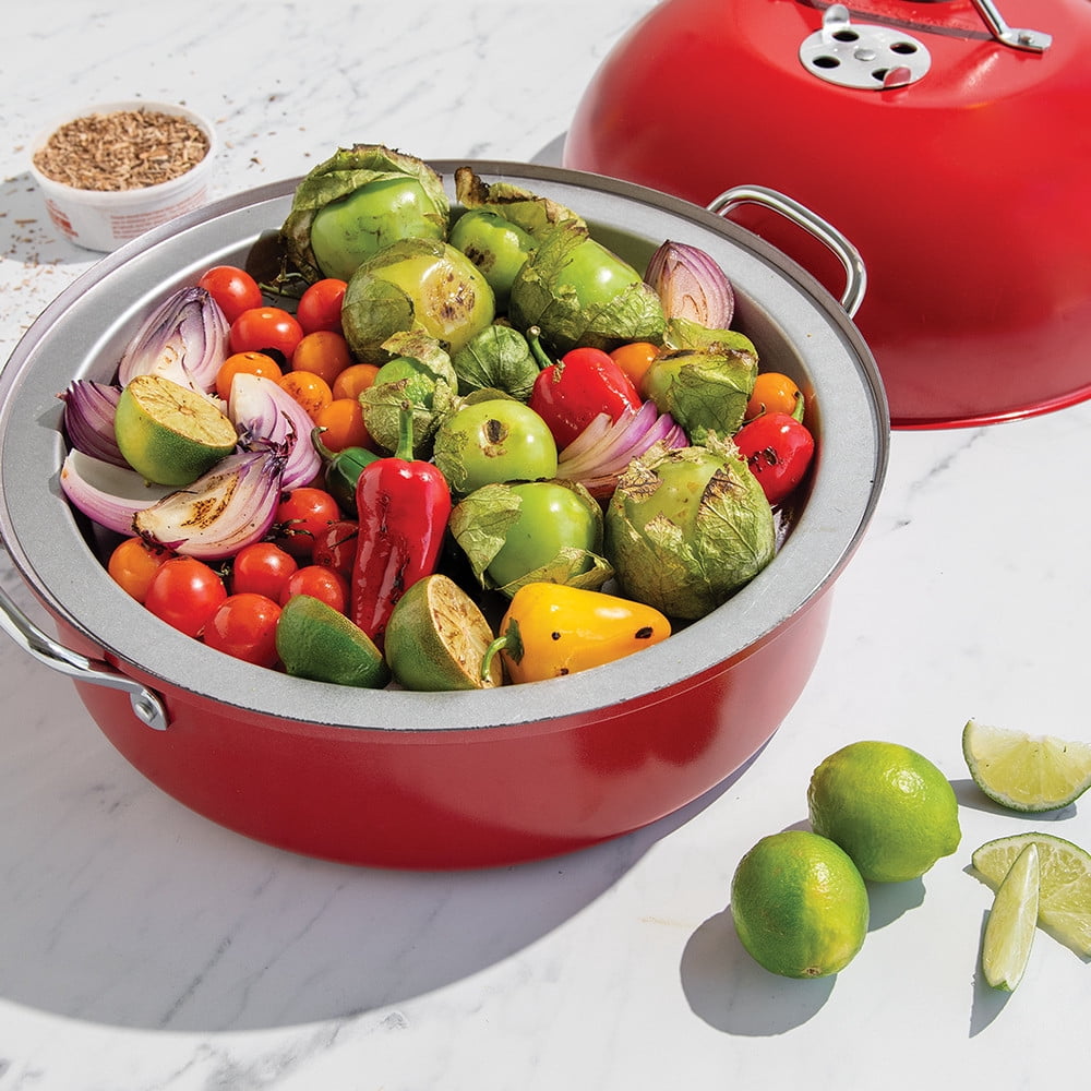 Nordic Ware, Kettle Smoker, Red, Stovetop Compatible - Walmart.com