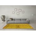 thumbnail image 3 of Ahgly Company Indoor Rectangle Oriental Yellow Modern Area Rugs, 7' x 9', 3 of 4