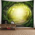 thumbnail image 2 of Tapiz de Paisaje para Colgar en , Tapiz , Tapiz de árboles, Tapiz de Paisaje Natural, Tapiz Brumoso para Dormitorio, PAG perfecl Tapiz tapiz 3D, 2 of 8