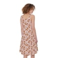 thumbnail image 2 of Pembroke Welsh Corgi Pattern Print Sleeveless Knee Length Dress, Dog Pet Lover Fashion Summer Maxi Dress For Women, 2 of 4
