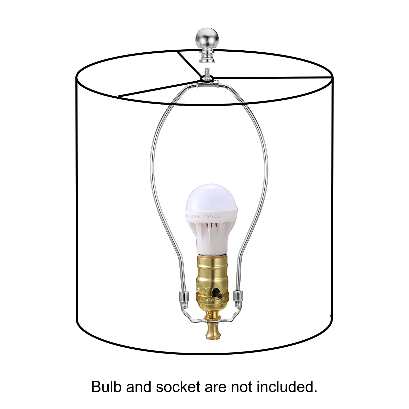 TONE Lampholder-Set Mit 6 Steckschlüsseln & Halterung – Für Werkstatt, Auto Und DIY-Projekte