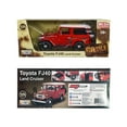 thumbnail image 3 of Toyota FJ40 Land Cruiser Red with White Top (Rusted Version) "For Sale" Series 1/24 Diecast Model Car by Motormax, 3 of 3