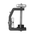 thumbnail image 1 of Andoer MFC-60 Heavy Duty Photography Desk Tree Clamp Multifunctional C-shaped Clamp Window Glass Clamp for GoPro Action Camera for DSLR Camera Max. 60mm Clamping Distance Max. Load 4kg, 1 of 7