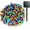 200LED Multi-color, variant on OriginalSourcing Solar String Lights 100LED (39ft 12m) or 200 LED(72ft 22m) Solar Powered Fairy Lighting Waterproof Outdoor String Lights for Garden Halloween Decorations