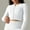 White, variant on Women's Seamless Ribbed Yoga Cardigan Long Sleeve Solid Color Fitness Running Jacket Womens plus Cardigans Cabin Sweaters for Women Ladies Front Open Sweater Mesh Cardigan Long Cardigans for Women