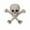 A, variant on ASXITE Halloween Decorations Indoor,Halloween Home Decorations,Skull Figurine Dark Style Desktop Decor Piece for Home Study Room Unique Gothic Home Decor