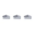 thumbnail image 4 of Youkk Fan-shaped For Vertical Space Utilization No Drilling Required Easy To Install Grey Grey 3Set, 4 of 6
