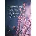 thumbnail image 2 of ArtsyQuotes 19x24 Black Ornate Wood Framed with Double Matting Museum Art Print Titled - Cher Quote: Architects of Society, 2 of 4