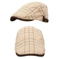 thumbnail image 4 of iHPH7 Flat Cap Newsboy Cap for Men Driving Hats for Men Casual Hats for Men Vintage Hats for Women, Khaki One Size, 4 of 6