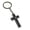 Silver black, variant on 7829 Unique Antique Designs Crosses Keychain With Functional Opening Compartment Ideal For Car Keys