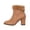 Khaki, variant on Womens Chunky High Heel Sock Boots Faux Fur Trim Cuff Pointed Toe Block Sexy Knit Elastic Stretch Comfortable Soft Footbed Party Club Evening Out Wedding Dressy Casual Office,Black 8