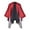 Red, variant on VISALY Poncho Shawl Boho Cardigans Travel Plaid Shawl Open Front Cape Warm Oversized Sweaters Casual Cardigan Shawls Fall Winter Blanket Shawl Wraps Basic Poncho Fashion Poncho Blue One Size