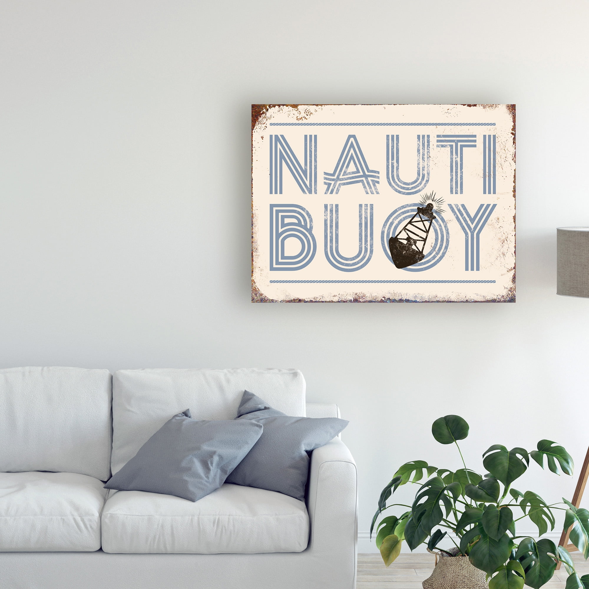 Trademark Fine Art 'Punny Nautical V' Canvas Art by JJ Brando