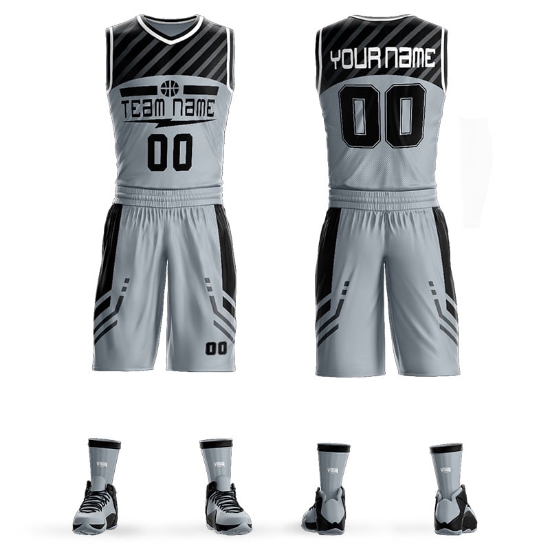 TIMPCV Men's and Youth V-Neck Uniforms Custom Basketball Jersey Set ...
