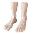 thumbnail image 4 of Pie de maniquí, modelo de pie masculino, pies de hombre realistas para exhibición, base plana para venta minorista, zapatos, pulsera de tobillo,, 4 of 9