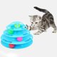 thumbnail image 1 of Gato Divertido Gato Torre Rompecabezas Juguetes Placa giratoria Entrenamiento de pelota de diversión Placa de juego Hugtrwg Para estrenar, 1 of 7