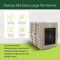 thumbnail image 2 of Dakota 283 Canine Rough and Tough Economy Pet Kennel, X-Large, Sandstone, 2 of 9