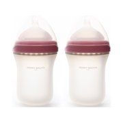Perry Mackin Silicone Baby Bottle - 8oz, Pink, 2 Pack
