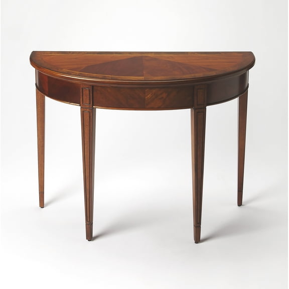 Butler Specialty Company Hampton Demilune Wood Console Table - Olive Ash