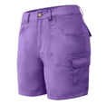 thumbnail image 6 of zbxnLI Cargo Shorts for Women Business Casual Work Shorts Multi Pockets High Waisted Dress Shorts, 6 of 6